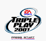 Triple Play 2001 (USA, Europe) Title Screen